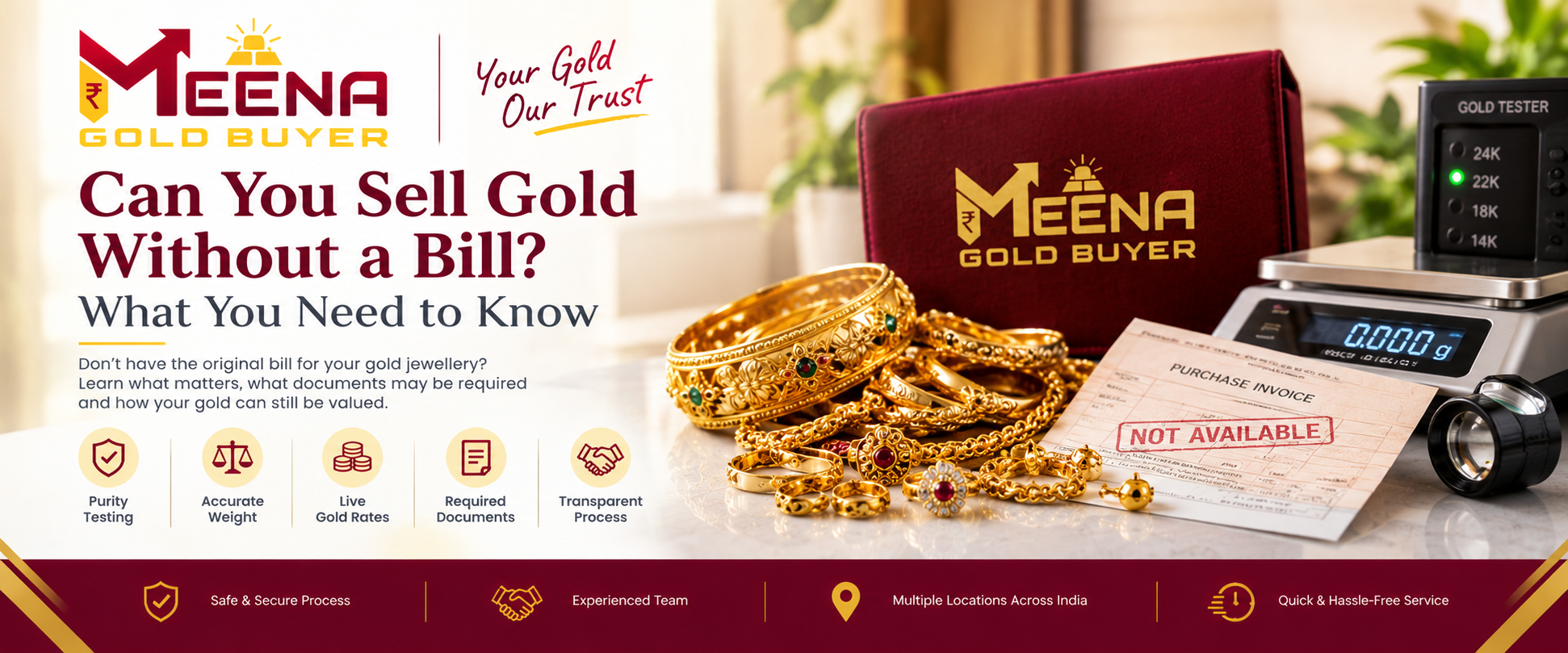 Can You Sell Gold Without a Bill? What You Need to Know