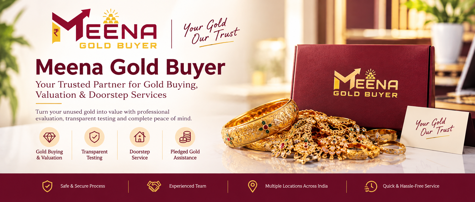 Meena Gold Buyer: Trusted Gold Buying, Valuation & Doorstep Gold Services