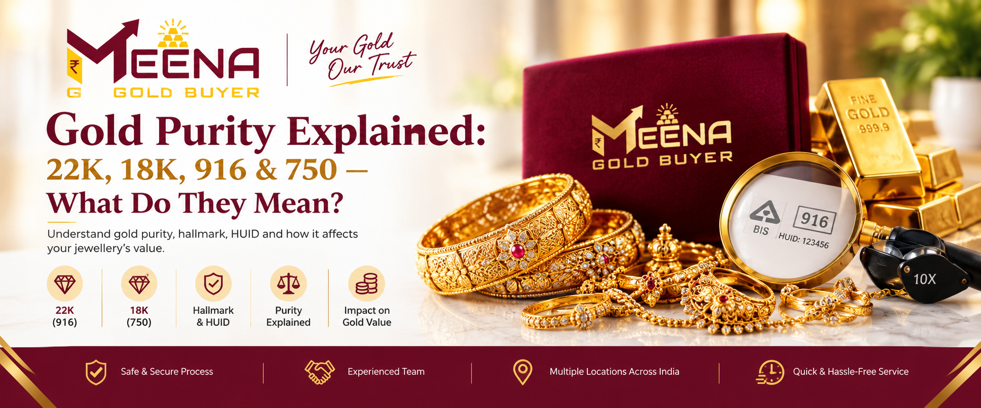 Gold Purity Explained: 22K, 18K, 916 & 750 — What Do They Mean?
