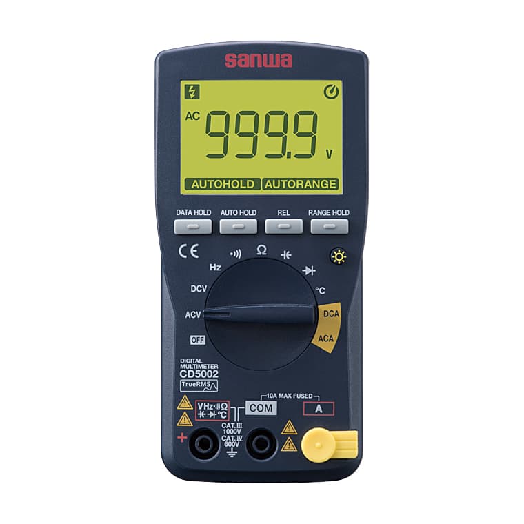 Sanwa 4 Digit / 9999 Count TRMS Digital Multimeter, CD5002 — view 1