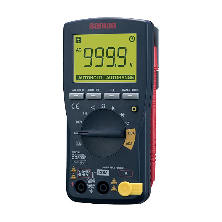 Sanwa 4 Digit / 9999 Count TRMS Digital Multimeter, CD5002 — view 2