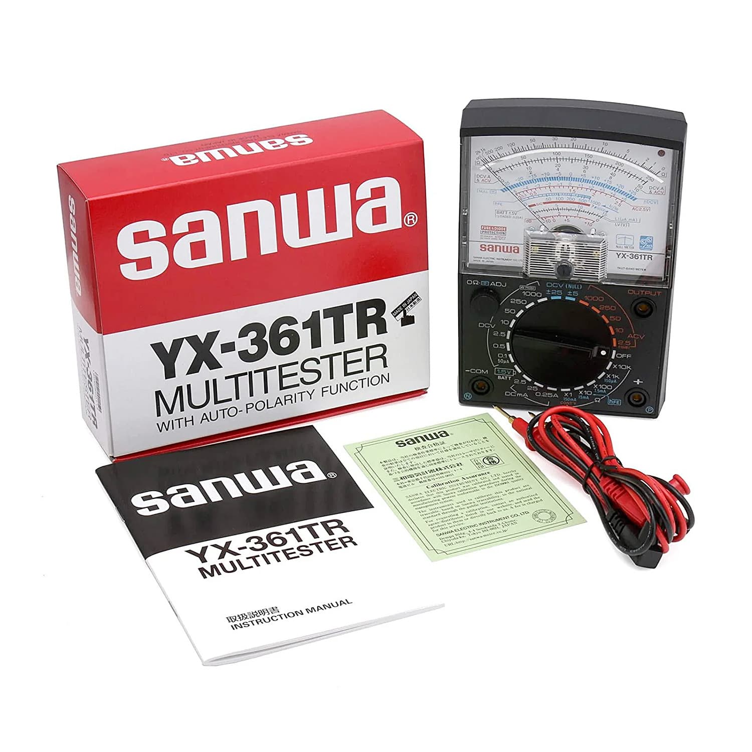 Sanwa 0.1 - 1000V Analog Multimeter, YX361TR — view 4