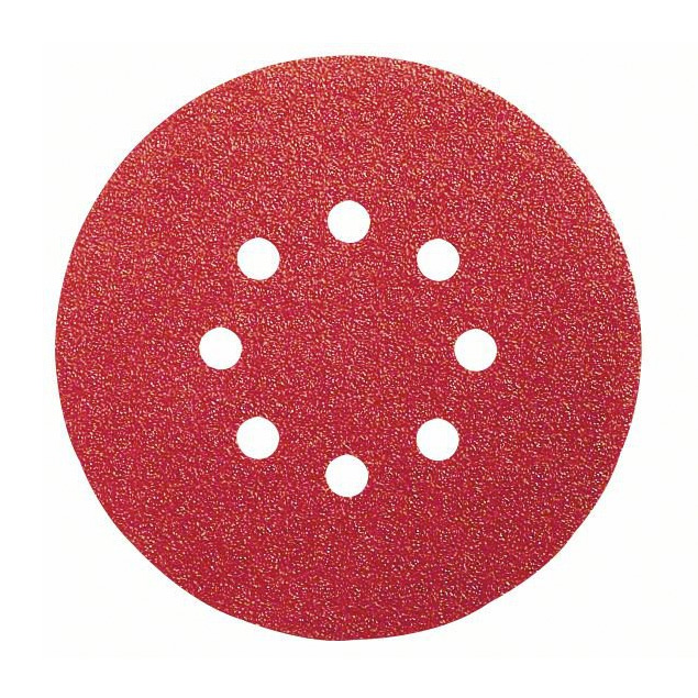 Bosch 125 mm / 320 Grit Sanding Sheets for Random Orbit Sanders (Pack Of 50 Pcs), 2 608 607 497