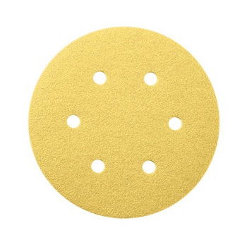 Bosch 150 mm / 220 Grit Velcro Sheets (6 Holes), 2 608 601 644