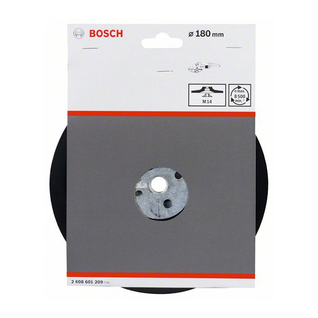 Bosch 180 mm Backing Pads For Fibre Sanding Discs, 2 608 601 209 — view 2