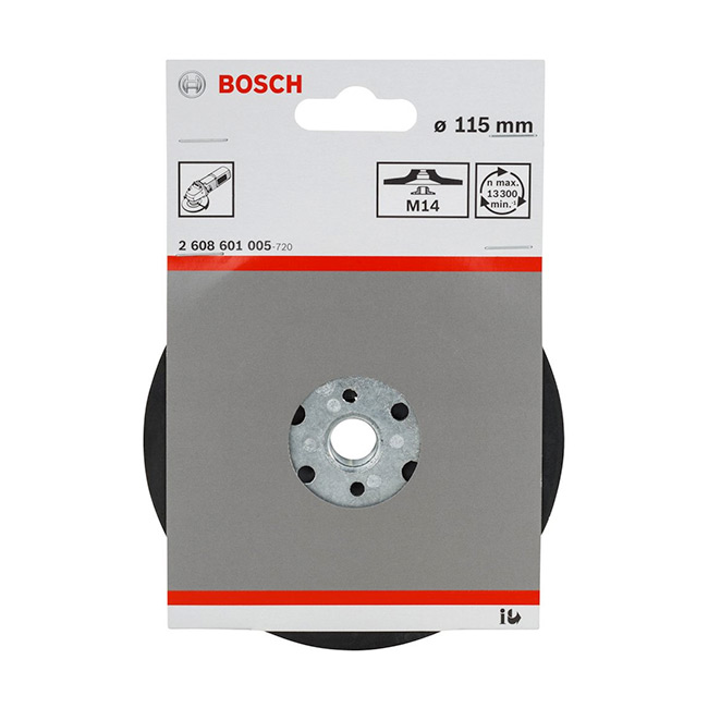 Bosch 115 mm Backing Pads For Fibre Sanding Discs, 2 608 601 005 — view 2
