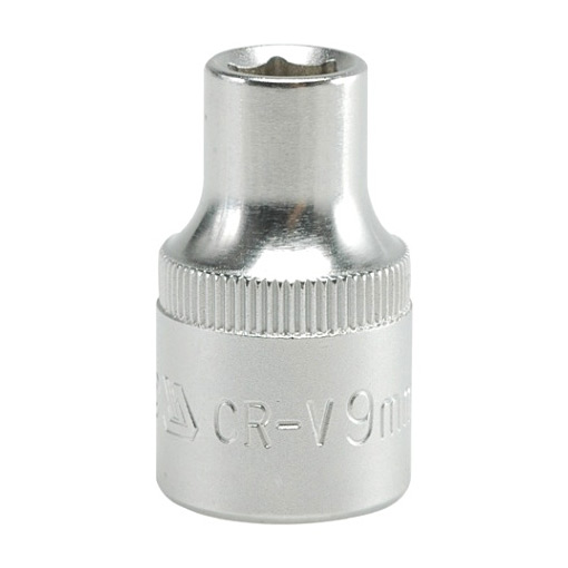 Yato 9 mm, 1/2 Inch Sq. Drive Hexagonal Socket 6PT, YT- 1202