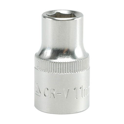 Yato 11 mm, 1/2 Inch Sq. Drive Hexagonal Socket 6PT, YT- 1204