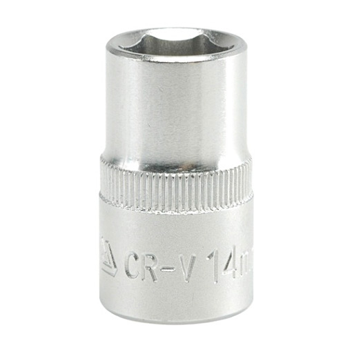Yato 14 mm, 1/2 Inch Sq. Drive Hexagonal Socket 6PT, YT- 1207