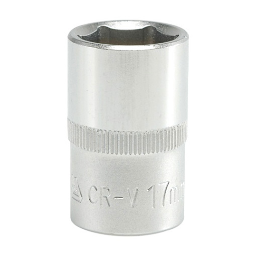 Yato 17 mm, 1/2 Inch Sq. Drive Hexagonal Socket 6PT, YT- 1210