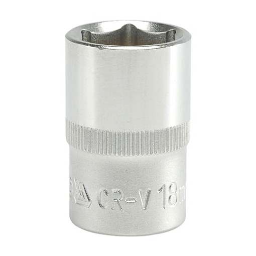 Yato 18 mm, 1/2 Inch Sq. Drive Hexagonal Socket 6PT, YT- 1211