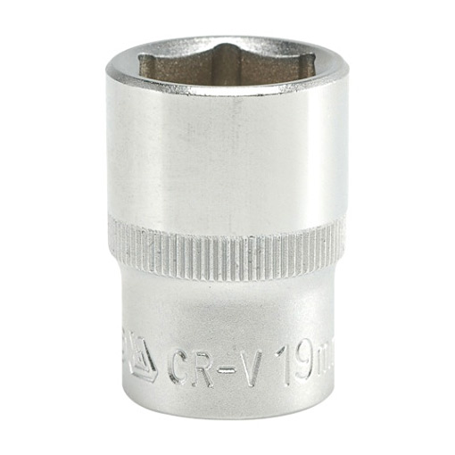 Yato 19 mm, 1/2 Inch Sq. Drive Hexagonal Socket 6PT, YT-1212