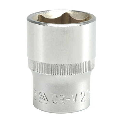 Yato 21 mm, 1/2 Inch Sq. Drive Hexagonal Socket 6PT, YT-1214