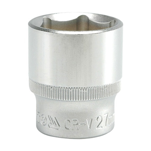 Yato 27 mm, 1/2 Inch Sq. Drive Hexagonal Socket 6PT, YT- 1218