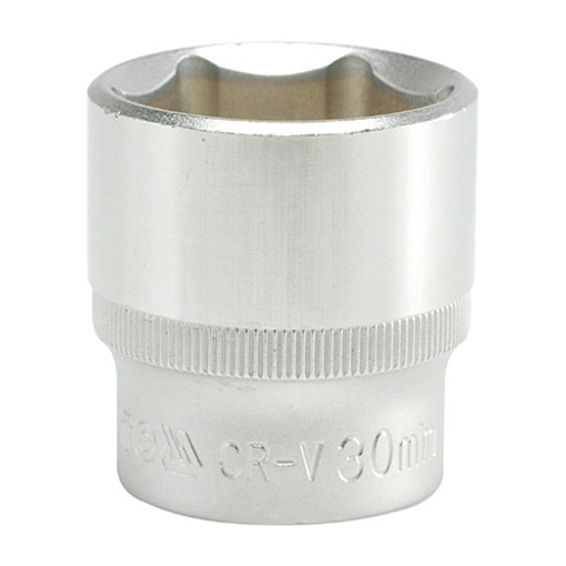 Yato 30 mm, 1/2 Inch Sq. Drive Hexagonal Socket 6PT, YT-1219
