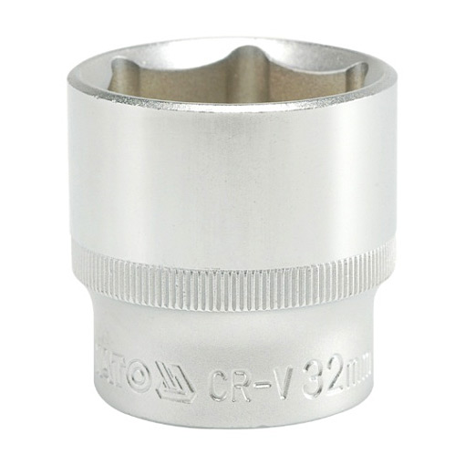 Yato 32 mm, 1/2 Inch Sq. Drive Hexagonal Socket 6PT, YT- 1220