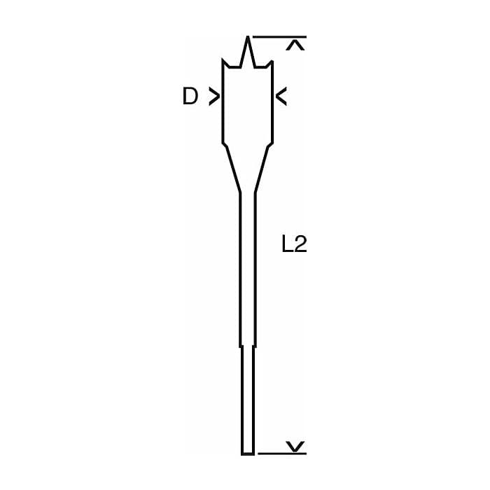 Bosch 25 mm Wood Spade Bit For Self Cut, 2 608 595 494 — view 5