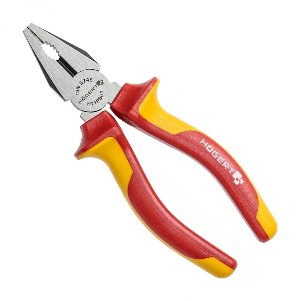 Hogert 6 inch / 160 mm Insulated Combination Pliers (VDE), HT1P903 — view 1