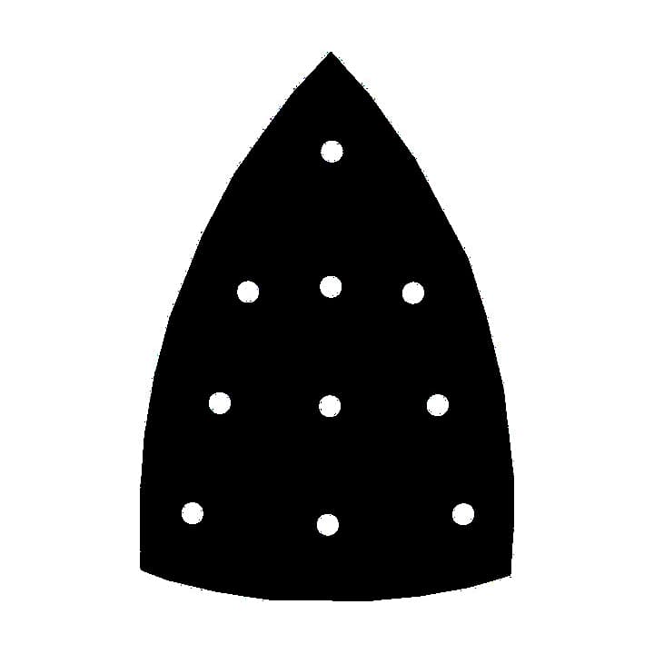 Rupes 320 Grit Film Abrasive Delta Sheets (Pack of 100 Pcs), 9.45109 — view 1