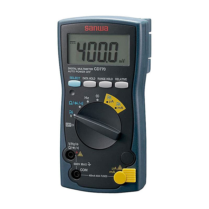 Sanwa 4000 Count Digital Multimeter with Continuity Buzzer, CD770 — view 1