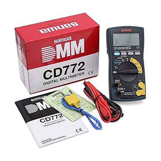 Sanwa 4000 Count TRMS Digital Multimeter with Backlight & Temperature Measurement, CD772 — view 5