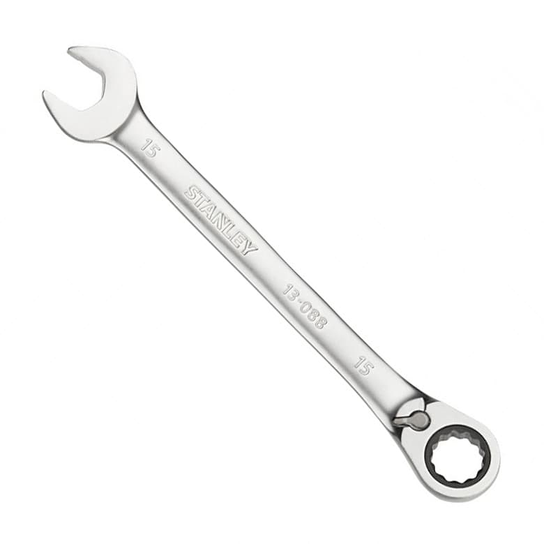Stanley 15 mm Fatmax Anti-Slip Reversible Combination Ratchet Wrenches, FMMT13088-0 — view 1