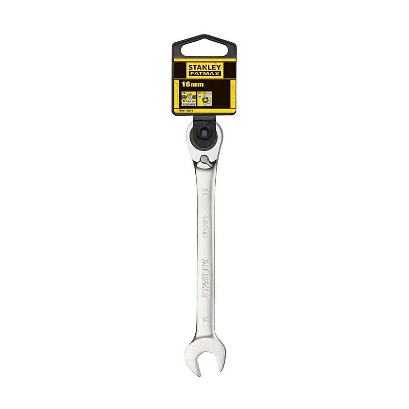 Stanley 16 mm Fatmax Anti-Slip Reversible Combination Ratchet Wrenches, FMMT13089-0 — view 2