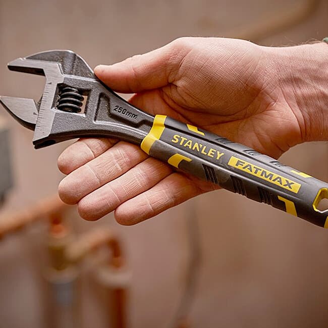 Stanley 250 mm / 10 inch Fatmax Bi-Material Quick Adjustable Wrench (Black Phosphate Finish), FMHT13127-0 — view 4