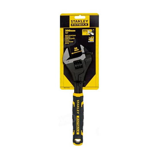 Stanley 300 mm / 12 inch Fatmax Bi-Material Quick Adjustable Wrench (Black Phosphate Finish), FMHT13128-0 — view 2