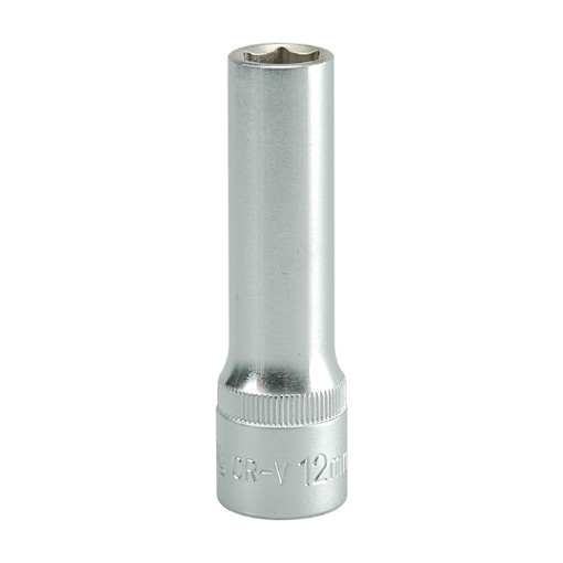 Yato 12 mm, 1/2 Inch Sq. Drive Hexagonal Deep Socket 6PT, YT- 1225