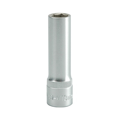 Yato 13 mm, 1/2 Inch Sq. Drive Hexagonal Deep Socket 6PT, YT- 1226