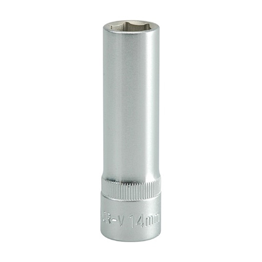 Yato 14 mm, 1/2 Inch Sq. Drive Hexagonal Deep Socket 6PT, YT- 1227