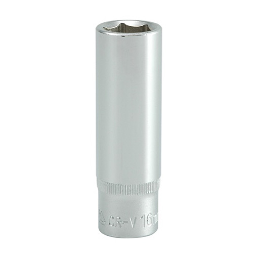 Yato 16 mm, 1/2 Inch Sq. Drive Hexagonal Deep Socket 6PT, YT- 1229