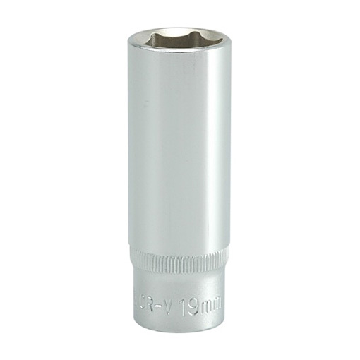 Yato 19 mm, 1/2 Inch Sq. Drive Hexagonal Deep Socket 6PT, YT-1232
