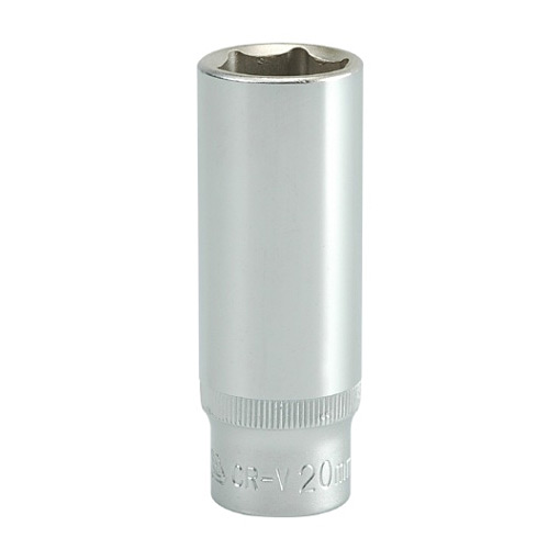 Yato 20 mm, 1/2 Inch Sq. Drive Hexagonal Deep Socket 6PT, YT-1233