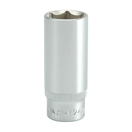 Yato 24 mm, 1/2 Inch Sq. Drive Hexagonal Deep Socket 6PT, YT- 1237