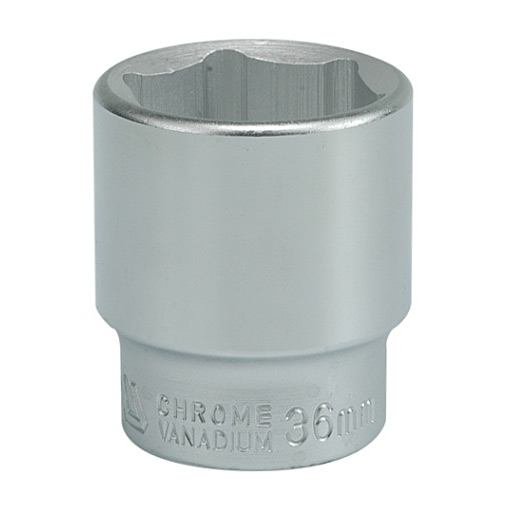 Yato 36 mm, 3/4 Inch Sq. Drive Hexagonal Socket 6PT, YT-1316