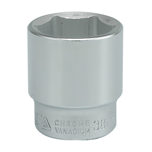 Yato 38 mm, 3/4 Inch Sq. Drive Hexagonal Socket 6PT, YT-1317