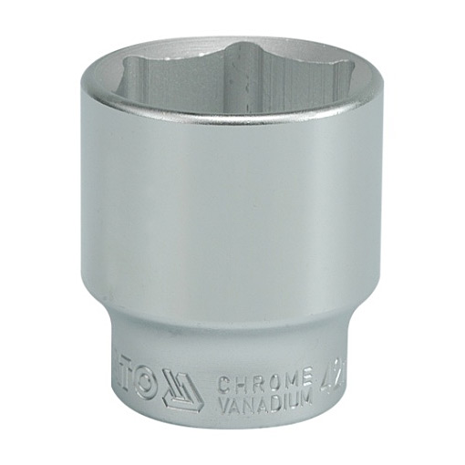 Yato 42 mm, 3/4 Inch Sq. Drive Hexagonal Socket 6PT, YT-1319