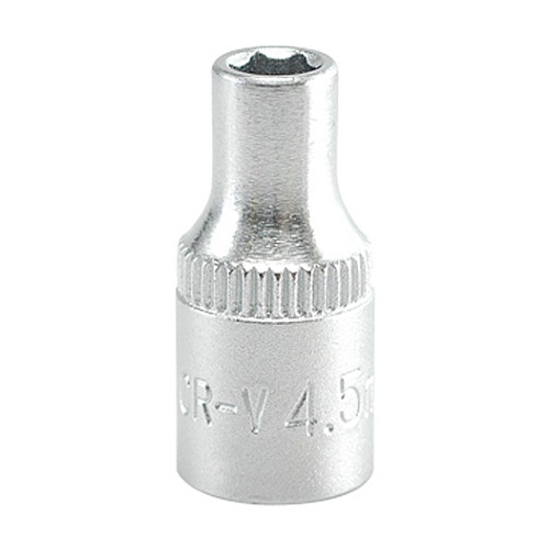 Yato 4.5 mm, 1/4 Inch Sq. Drive Hexagonal Socket 6PT, YT-1402