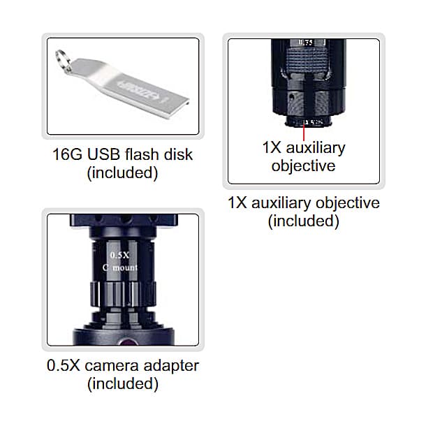 Insize 20 - 123X Auto Focus Digital Microscope with Display, 5303-AF103 — view 4