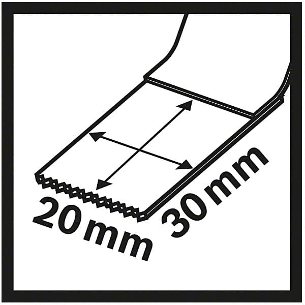 Bosch 20 mm Dia. Plunge-cutting Saw Blades, 2 608 661 640 — view 7