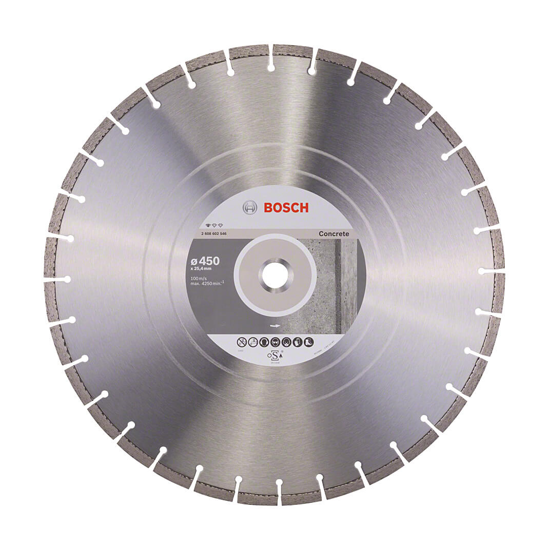 Bosch 450 mm Diamond Cutting Discs with 50 mm Bore, 2 608 615 003