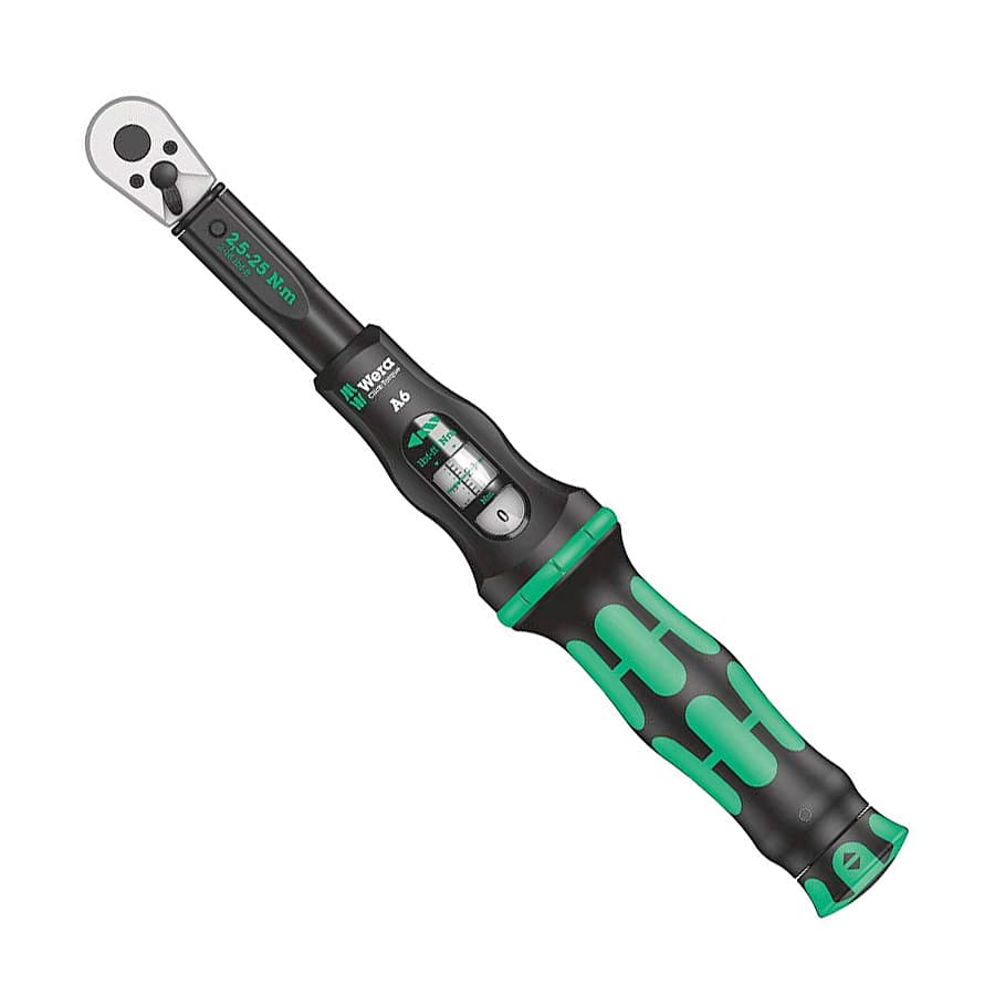 Wera 2.5 - 25 nm (1/4 Inch Sq. Drive) Torque Adjustable 6 Wrench With Reversible Ratchet, 05075605001 — view 1