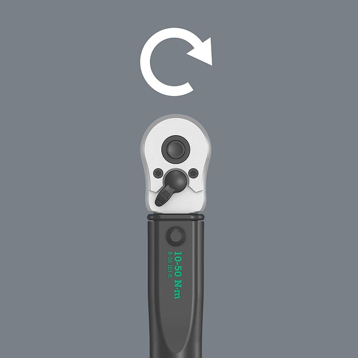 Wera 10 - 50 nm (1/2 Inch Sq. Drive) Torque C 1 Wrench With Reversible Ratchet, 05075620001 — view 5