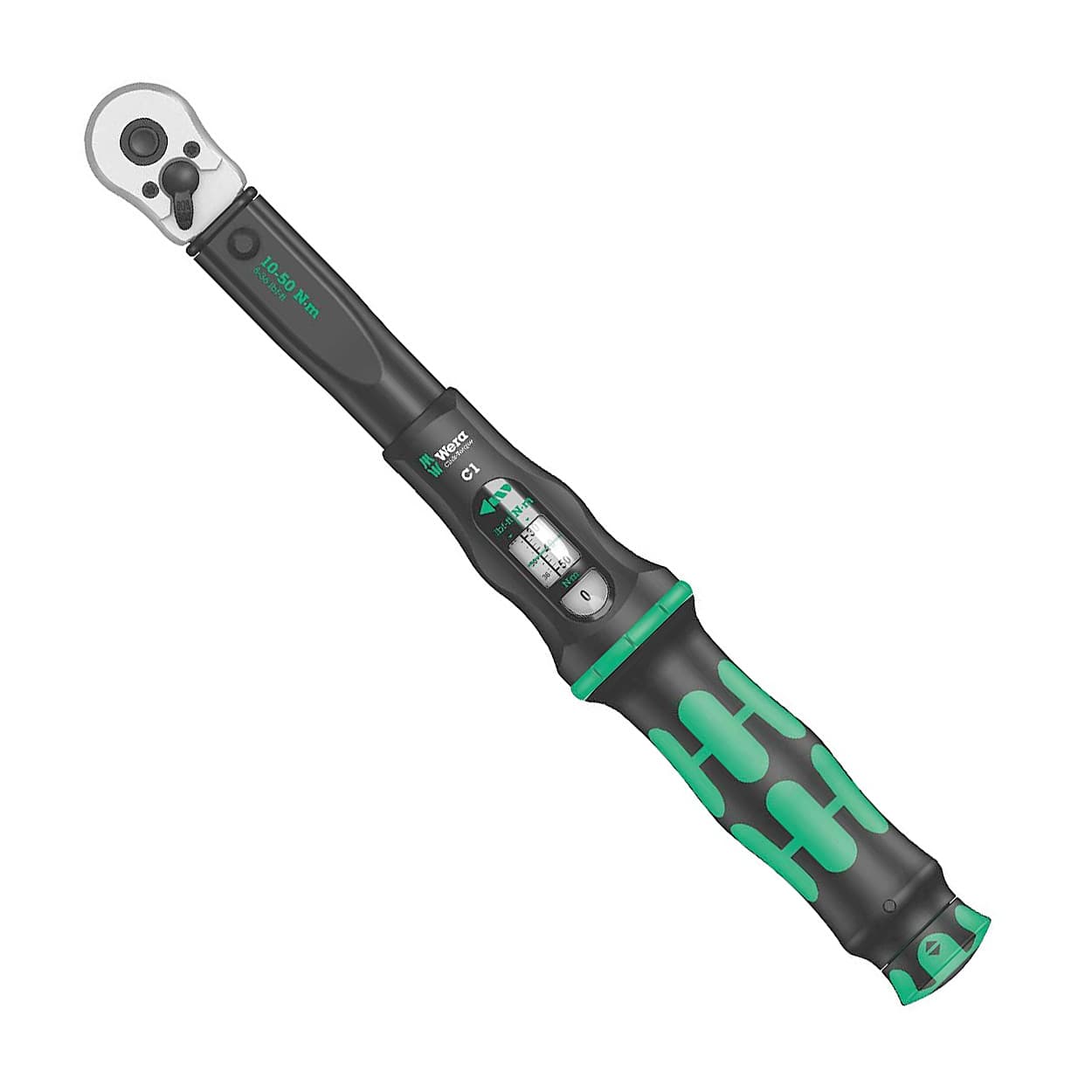 Wera 10 - 50 nm (1/2 Inch Sq. Drive) Torque C 1 Wrench With Reversible Ratchet, 05075620001 — view 1