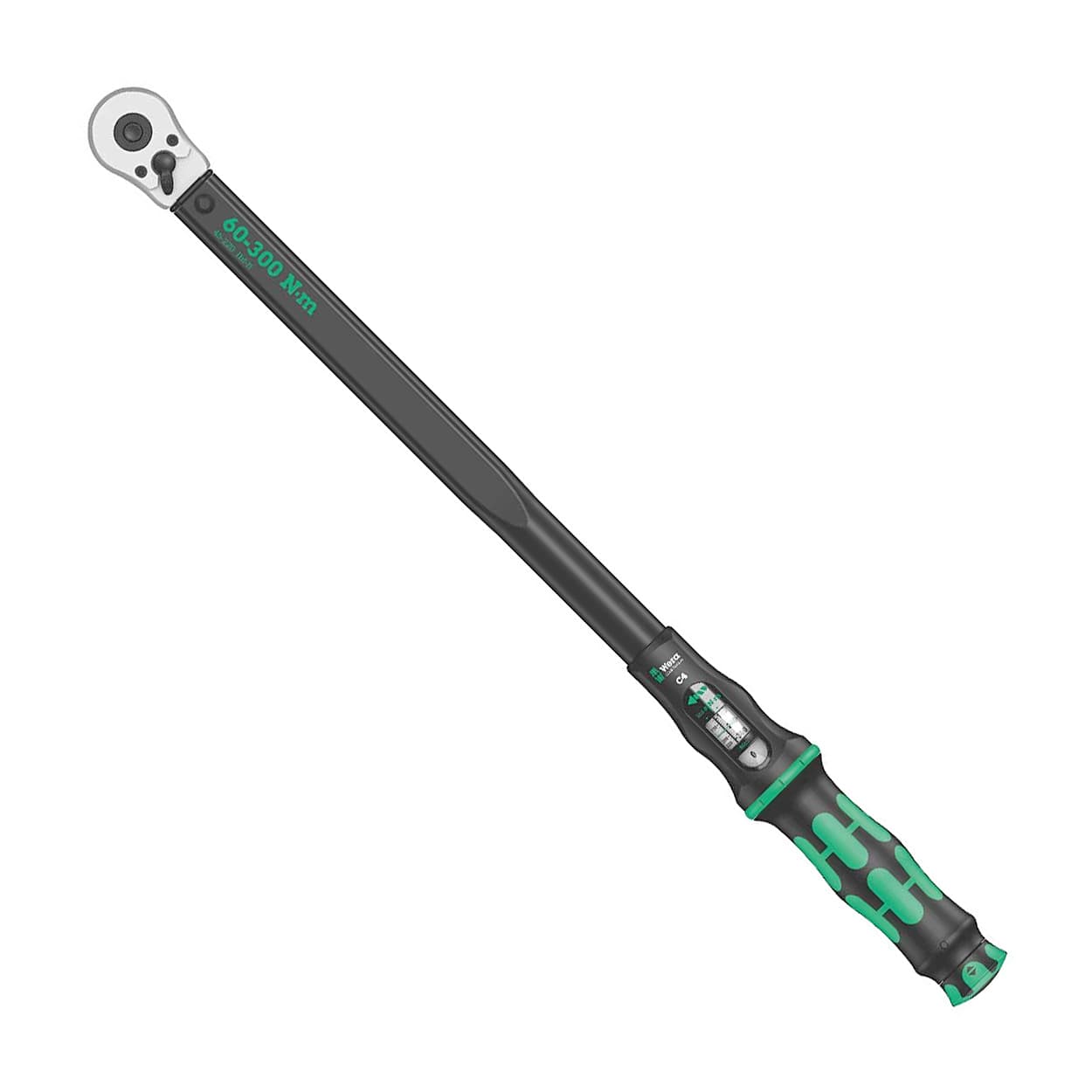 Wera 60 - 300 nm (1/2 Inch Sq. Drive) Torque C 4 Wrench With Reversible Ratchet, 05075623001 — view 1