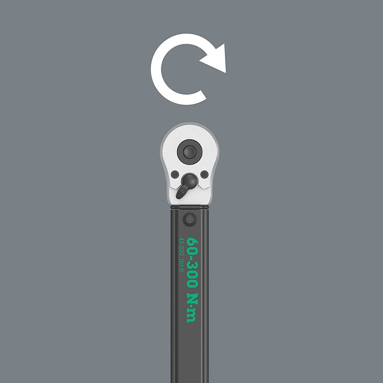 Wera 60 - 300 nm (1/2 Inch Sq. Drive) Torque C 4 Wrench With Reversible Ratchet, 05075623001 — view 5