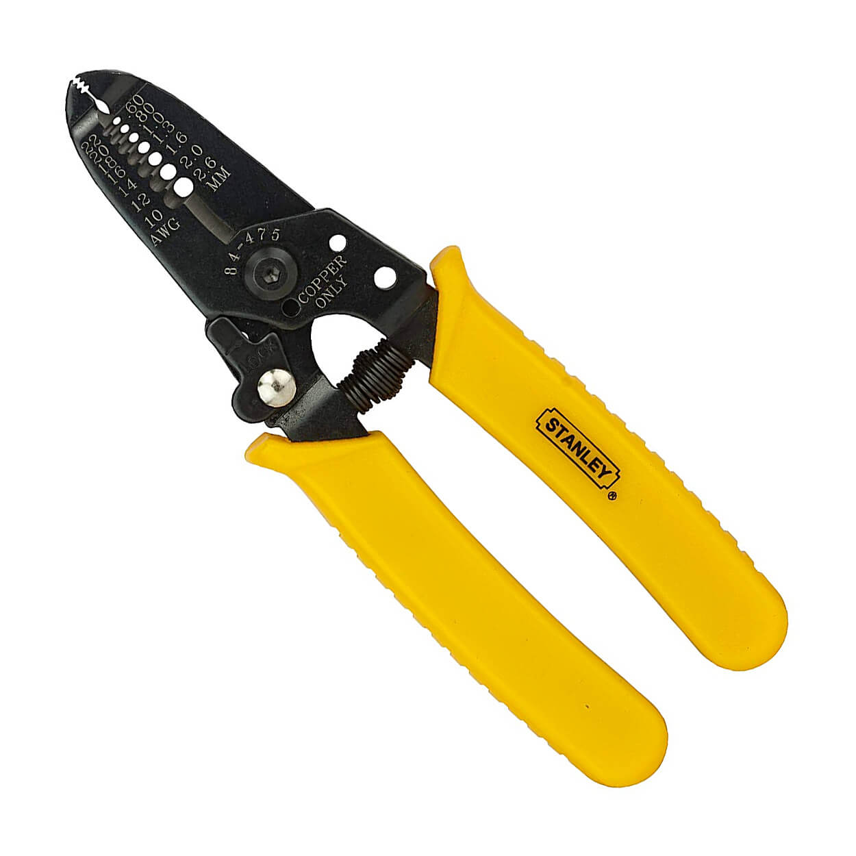 Stanley 6 inch / 150 mm Wire Stripper With Cutting Edge - AWG12-22, 84-475-22 — view 1