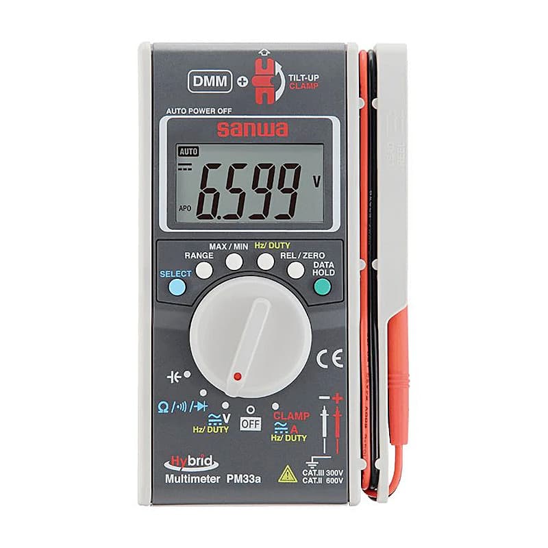 Sanwa 6600 Count Pocket Size Hybrid Digital Multimeter + Clamp Meter, PM33A — view 1